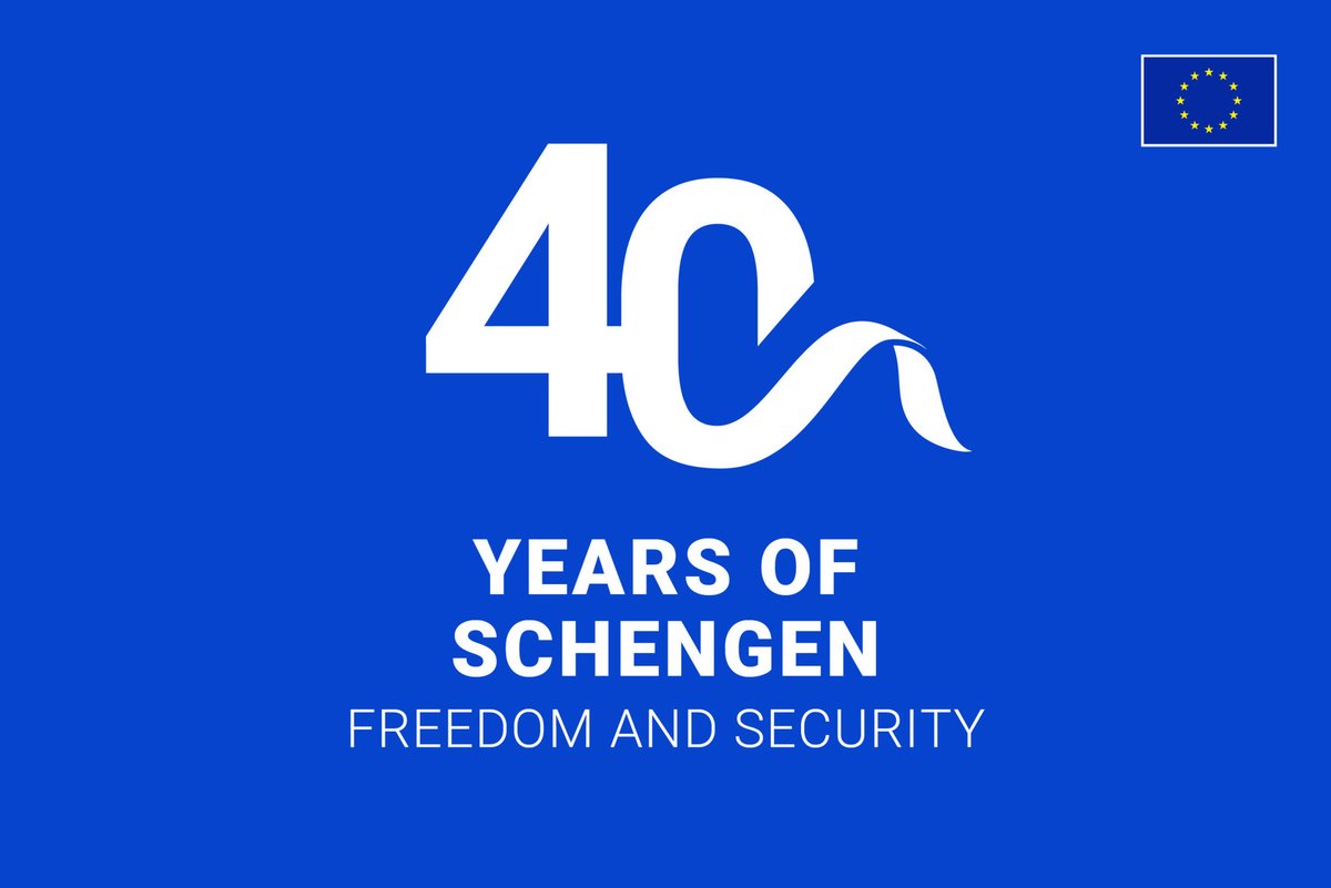 2025 marque les 40 ans de l'accord Schengen.Cet espace constitue le cœur du marché intérieur  de l'#UE et facilite la vie de près de 450 M. de personnes. En  2024, l'espace  était la 1re destination touristique  mondiale avec + de 500 M. de visiteurs. 
👉urls.fr/BCyaac