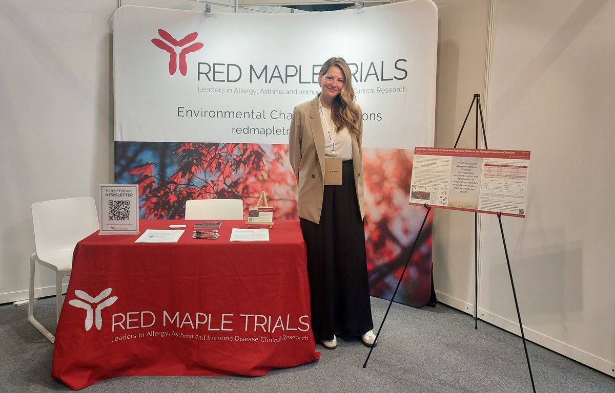 RedMapleTrials's tweet image. Here at the #EAACICongress ! Come visit us at Booth C.02 in the exhibit hall, right by the 4C entrance. #EAACI #EAACI2025 #EAACI25