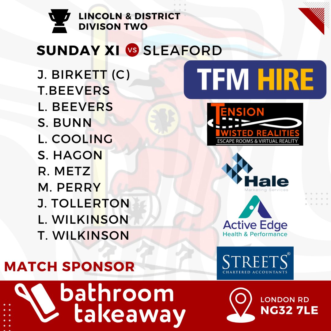 HartsholmeCC (@hartsholmecc) on Twitter photo π₯ The wait is over β itβs match day! Hartsholme CCβs Sunday XI are in action against Sleaford. Thanks to <a href="/bathtakeaway/">Bathroom Takeaway</a> for backing the team! ππ #UpTheHartsholme #CricketFamily #MatchSponsor π₯ The wait is over β itβs match day! Hartsholme CCβs Sunday XI are in action against Sleaford. Thanks to <a href="/bathtakeaway/">Bathroom Takeaway</a> for backing the team! ππ #UpTheHartsholme #CricketFamily #MatchSponsor