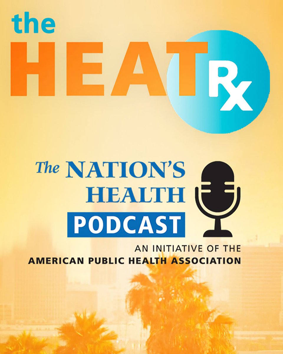 Cities are sweltering, but communities are finding solutions to promote health. Our 1st #HeatRx podcast episode dives into "smart surfaces" like reflective pavements, solar panels &amp; green spaces that can help cool urban heat islands. bit.ly/aphapodcast #ClimateChangesHealth