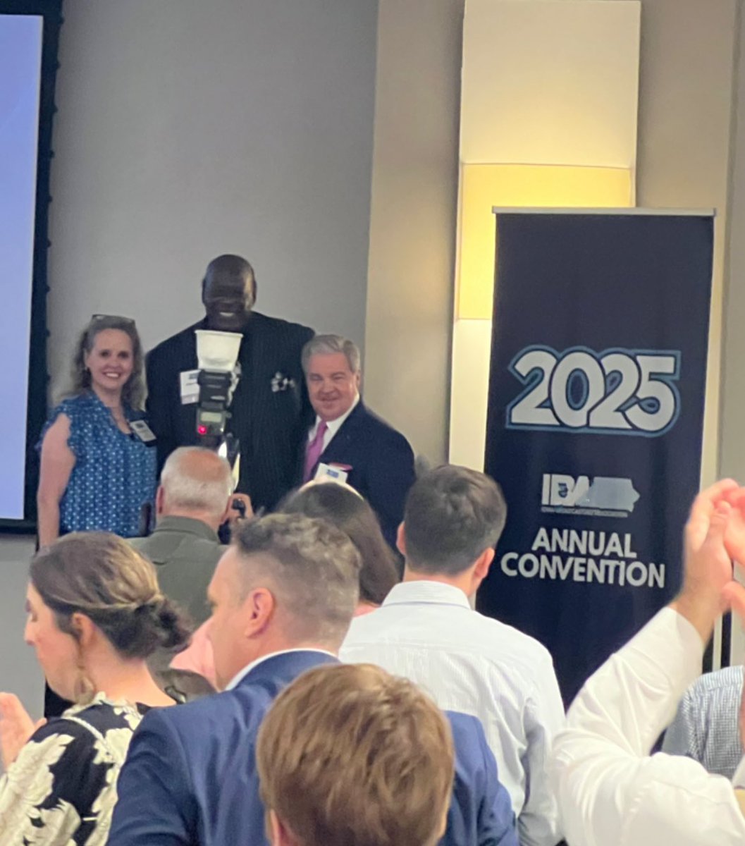 Congratulations to Dolph Pulliam on his induction to the Iowa Broadcasters Association Hall of Fame! It was an honor to be in attendance at your induction. Thank you for being one of the most influential people of our generation, not only in Iowa, but across our nation.