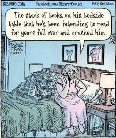 Cartoon of the Day: TBR Pile mysteryreadersinc.blogspot.com/2025/06/cartoo…