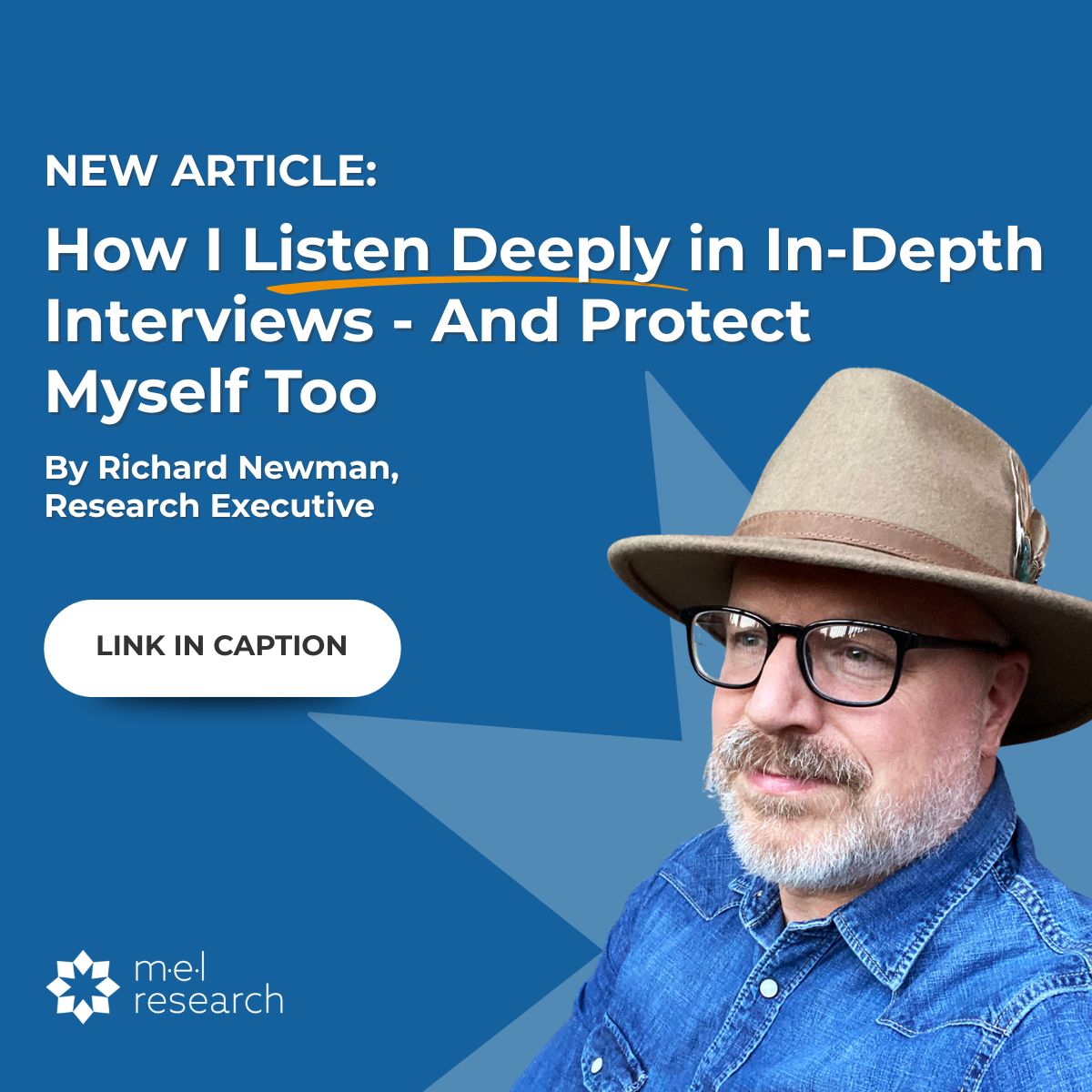 🧐 Missed this read? Richard Newman shares what interviewing Invictus Games competitors taught him about deep listening, silence &amp; safeguarding.

Essential for anyone in research or evaluation.
👉 melresearch.co.uk/industry-insig…

#SocialResearch #QualitativeResearch #MELResearch