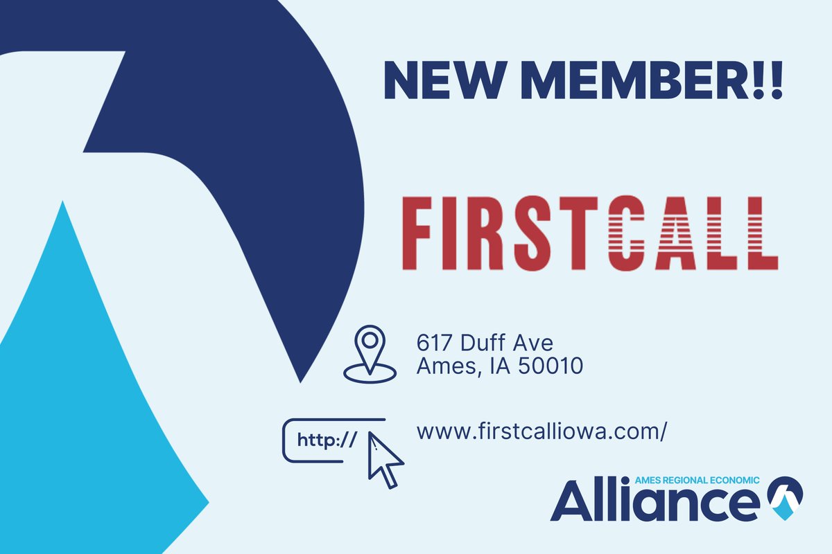 We are excited to welcome FIRSTCALL Restoration, located in Ames, as a new member of the Ames Regional Economic Alliance. FIRSTCALL Restoration has been serving Central Iowa since 1993 and is a trusted leader in disaster restoration, home remodeling, and exterior services.