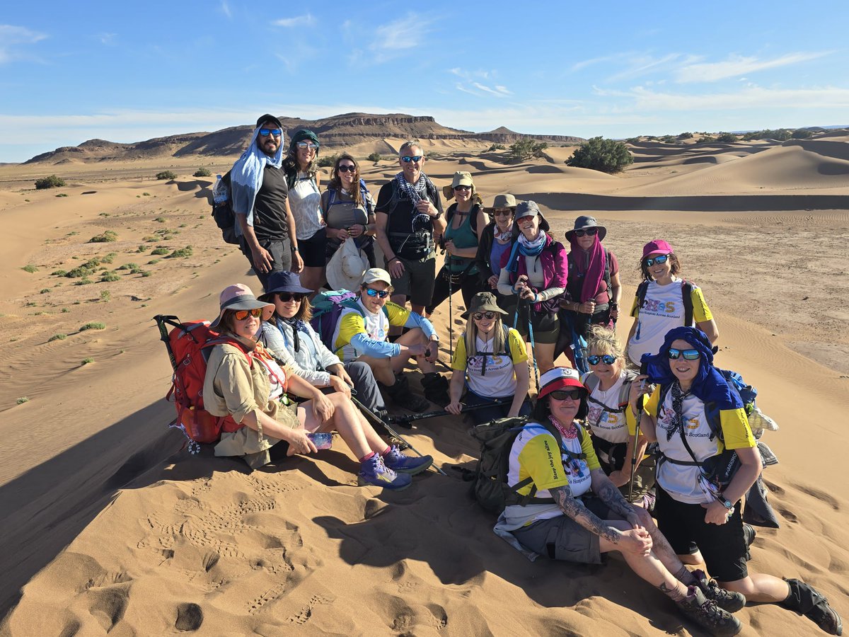 supportCHAS's tweet image. Sixteen trekkers including CHAS nurses, families, and fundraisers, took on the Sahara Desert earlier this year, raising over £51k for children & families. Thank you #SaharaTrek2025 💛
Our next adventure? Mount Toubkal ⛰️
Sign up for our info evening 👇
chas.org.uk/events/climb-m…