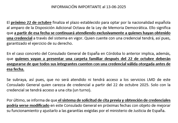 Consulado de España en Córdoba tweet media