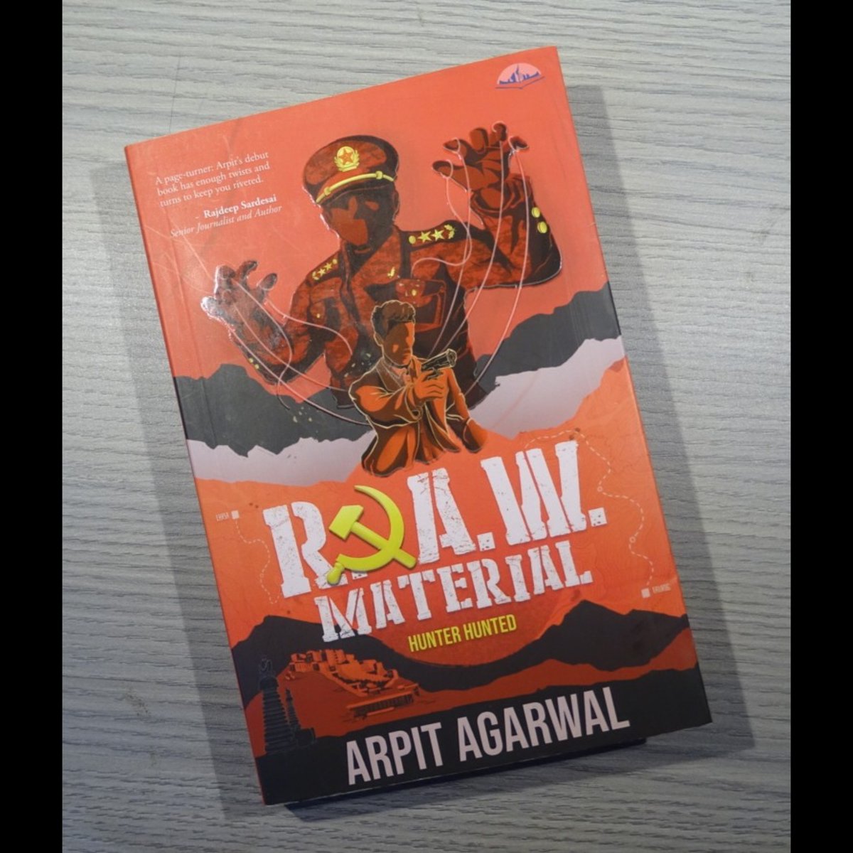 "R&amp;AW Material" by <a href="/arpitagarwal1/">Arpit Agarwal</a> is a wonderfully written spy thriller that keeps you engaged with its visual storytelling and detailed characters!

My review: bit.ly/4l4pw46

Book 25 #TBRChallenge <a href="/blogchatter/">Blogchatter®</a>
