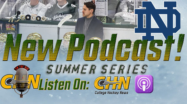 College Hockey News (@chnews) on Twitter photo Next in our summer series, new <a href="/NDHockey/">Notre Dame Hockey</a> head coach Brock Sheahan. He helped lead the Irish to their first Frozen Four in 2008, and now he takes over behind the bench.
Listen/Subscribe:
collegehockeynews.com/ontheair/ Next in our summer series, new <a href="/NDHockey/">Notre Dame Hockey</a> head coach Brock Sheahan. He helped lead the Irish to their first Frozen Four in 2008, and now he takes over behind the bench.
Listen/Subscribe:
collegehockeynews.com/ontheair/