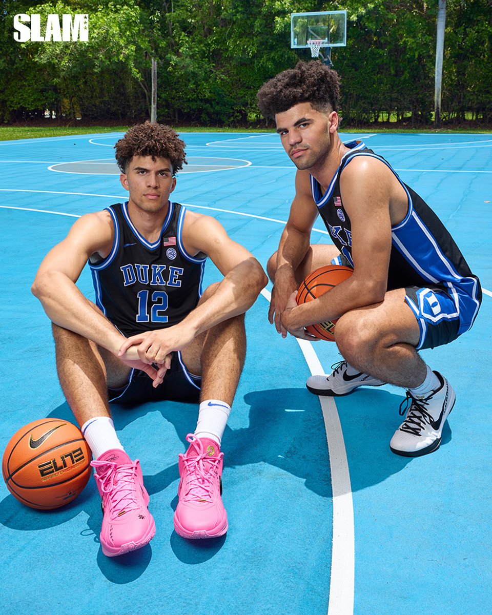 SLAMonline's tweet photo. Imagine getting to hoop with your brother at the same college where your dad won a national title... The Boozer twins are living a dream life https://t.co/01YjMvAXrE