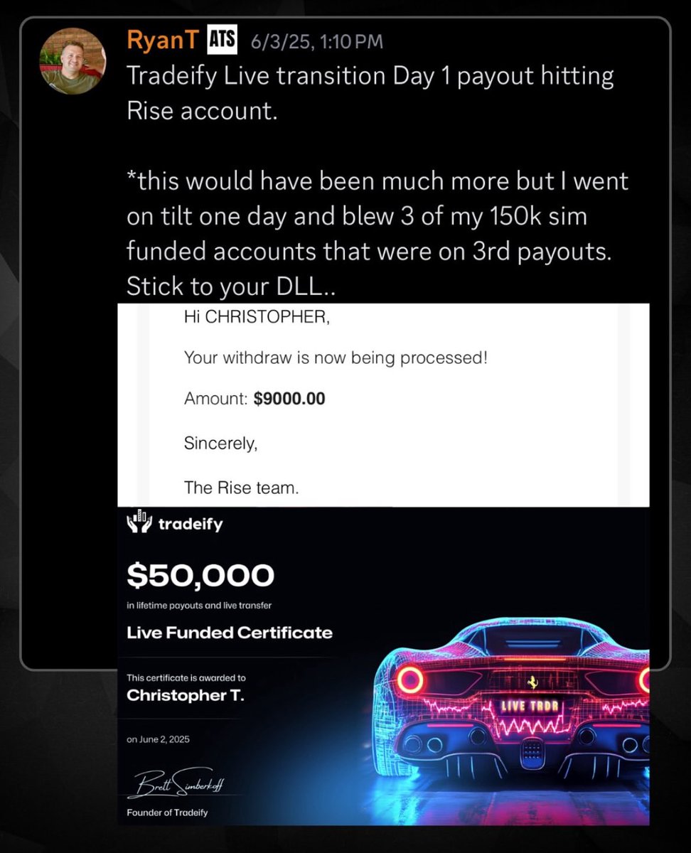 getquantvue's tweet image. Congrats to some of our ATS clients on their recent payouts!! 👏