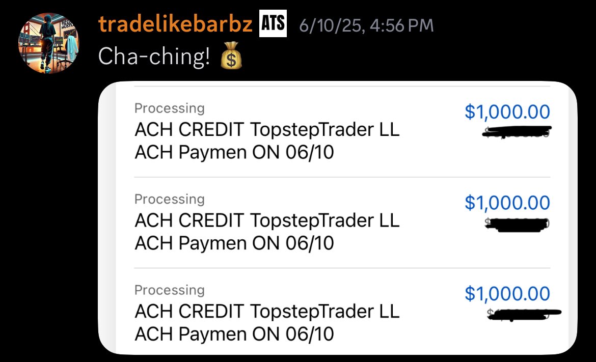 getquantvue's tweet image. Congrats to some of our ATS clients on their recent payouts!! 👏
