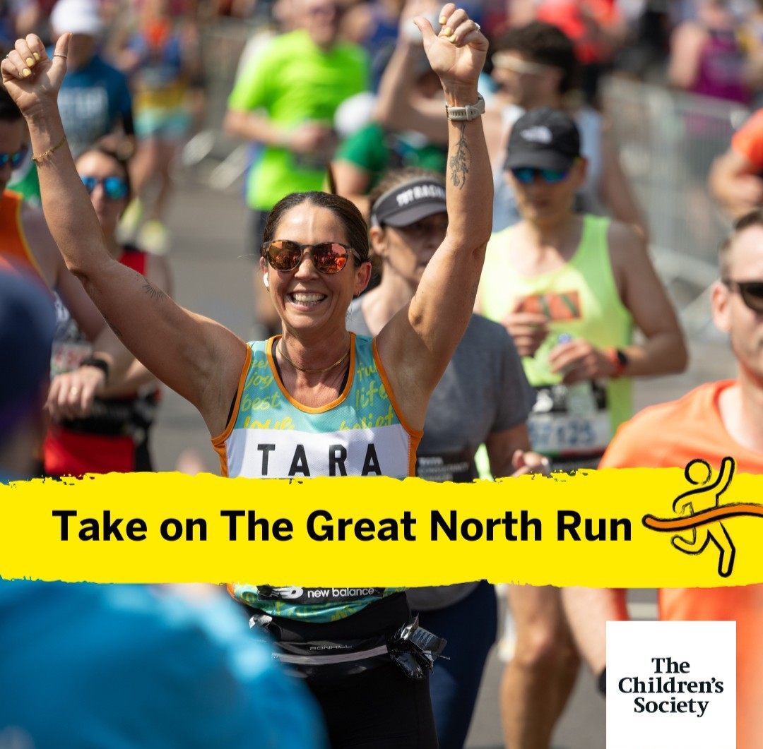 Take on the Great North Run this September!

Every penny raised helps us reach more young people who need our support more that ever. Get expert, in-person coaching and training plan when you sign up today 🏃

childrenssociety.org.uk/how-you-can-he…