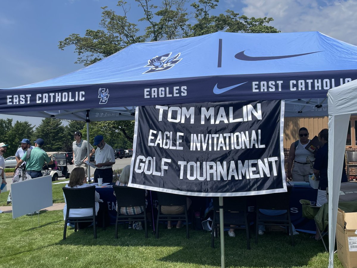 The 34th Tom Malin Eagle Invitational is today! 

We are honoring Chris Malone ‘78 and all his contributions to the school! 

All proceeds benefit East Athletics so thank you to all our sponsors, participants, committee &amp; volunteers for making this special day happen! 

#WeAreEC