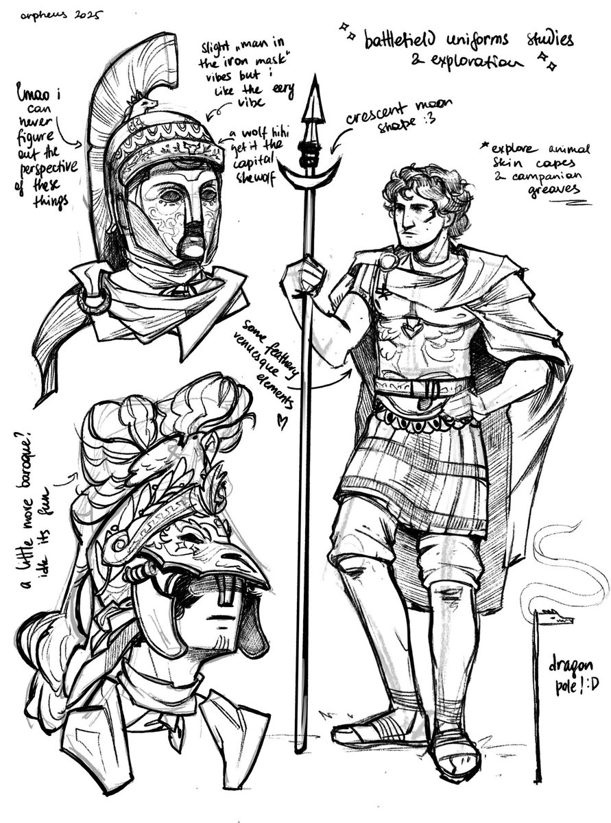 orpheus_oh's tweet image. roman uniforms encyclopedia is being so abused rn

#greekmythology #ancientrome #orelius