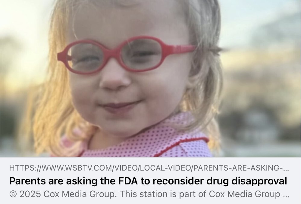 wsbtv.com/video/local-vi…

<a href="/US_FDA/">U.S. FDA</a> #GiftOfProgress #ApproveElamipretide #HopeForBarth #RareDisease #fdaactnow