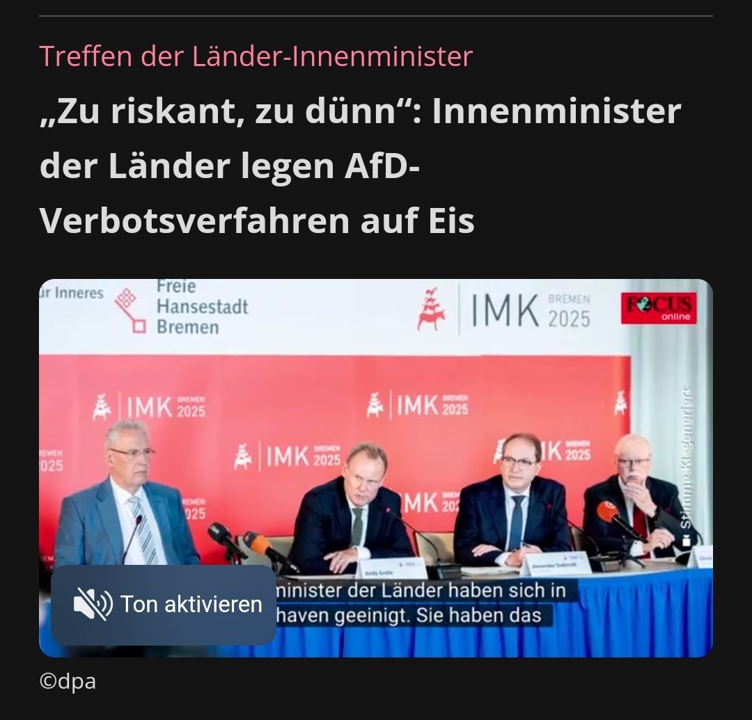 Gibt es schon eine Einordnung vom ÖRR?
Oder einen Kommentar von den <a href="/Die_Gruenen/">BÜNDNIS 90/DIE GRÜNEN</a>?
Bin gespannt!