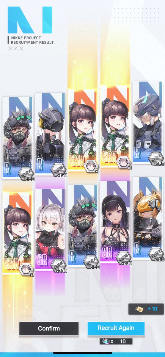 What crazy luck!  Time to overspend on another Nikke event!
#NIKKE 
#NIKKExStellarBlade