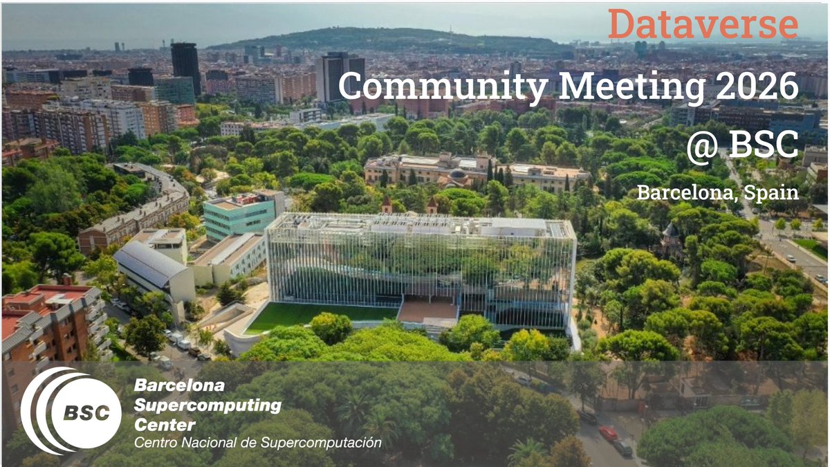 Dataverse Project (@dataverseorg) on Twitter photo #Dataverse2026 looks forward to seeing everyone in Barcelona at the <a href="/BSC_CNS/">BSC-CNS</a>!
Would like to thank <a href="/UNCSDSS/">UNC School of Data Science and Society</a> for hosting a fantastic event this week #Dataverse2025.
We thank our previous regional meeting hosts for welcoming the community! <a href="/UMinho_Oficial/">Universidade Minho</a> <a href="/CIMMYT/">CIMMYT</a> #Dataverse2026 looks forward to seeing everyone in Barcelona at the <a href="/BSC_CNS/">BSC-CNS</a>!
Would like to thank <a href="/UNCSDSS/">UNC School of Data Science and Society</a> for hosting a fantastic event this week #Dataverse2025.
We thank our previous regional meeting hosts for welcoming the community! <a href="/UMinho_Oficial/">Universidade Minho</a> <a href="/CIMMYT/">CIMMYT</a>