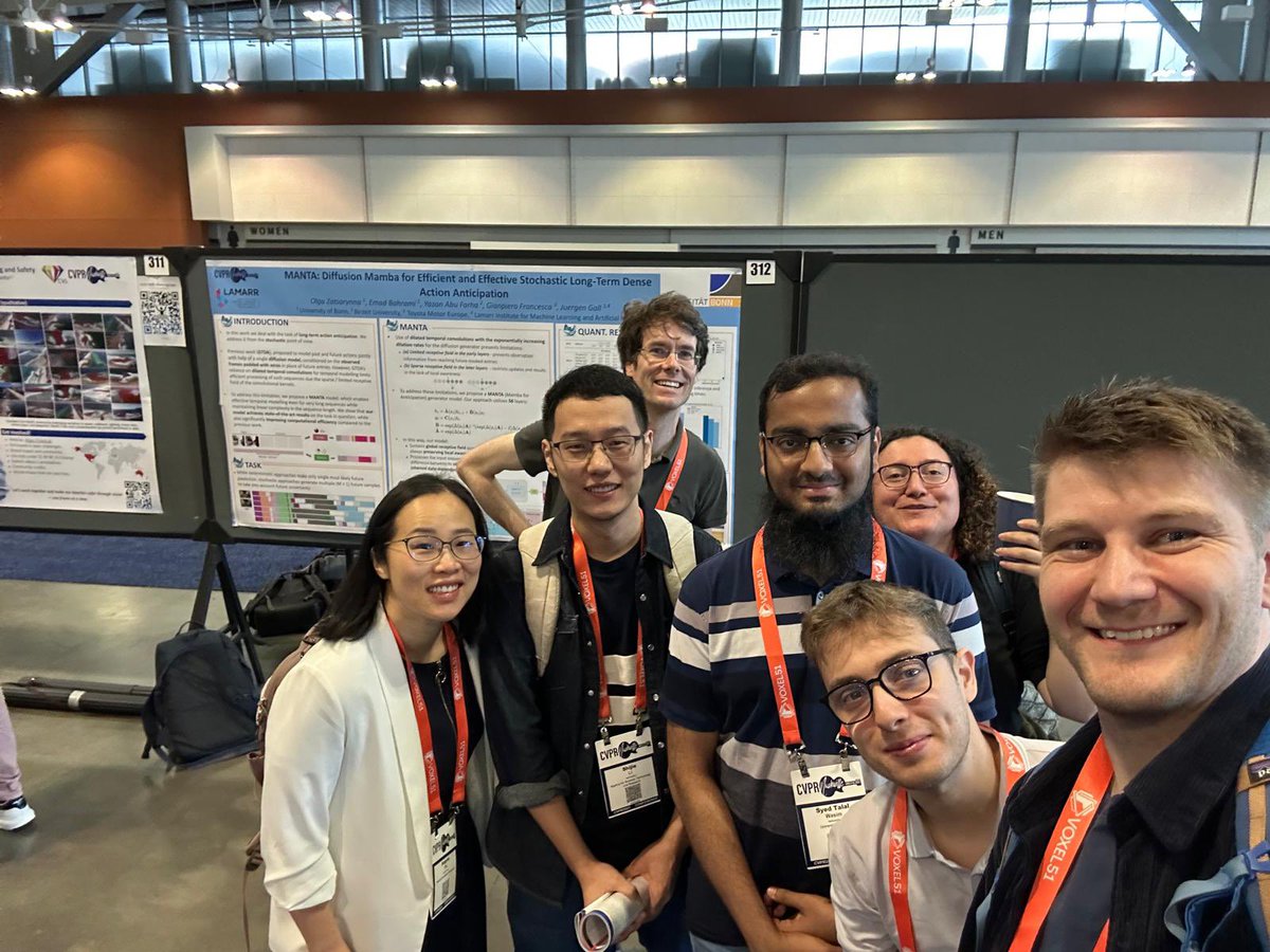 Uni Bonn reunion at #CVPR2025 ❤️