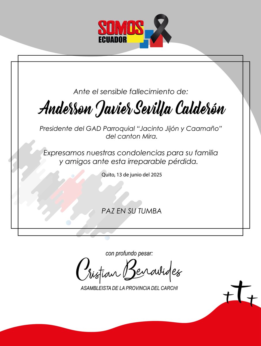 Mis sentidas condolencias.