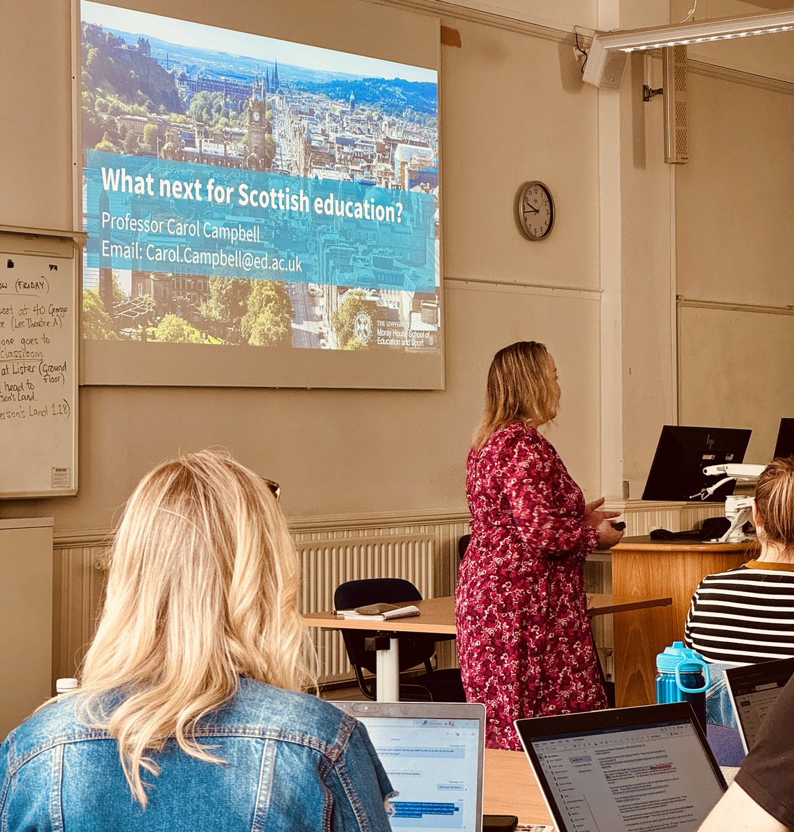 Kevin Brack (@kjlbrack) on Twitter photo Great last day of Into Headship with a genuinely wonderful cohort of future Scottish HTs. Thanks to <a href="/CarolCampbell4/">Professor Carol Campbell</a> for her input this morning. Good luck to all of our students as they complete their final assignments and professional verification. <a href="/MorayHouse/">Moray House School of Education and Sport</a> Great last day of Into Headship with a genuinely wonderful cohort of future Scottish HTs. Thanks to <a href="/CarolCampbell4/">Professor Carol Campbell</a> for her input this morning. Good luck to all of our students as they complete their final assignments and professional verification. <a href="/MorayHouse/">Moray House School of Education and Sport</a>