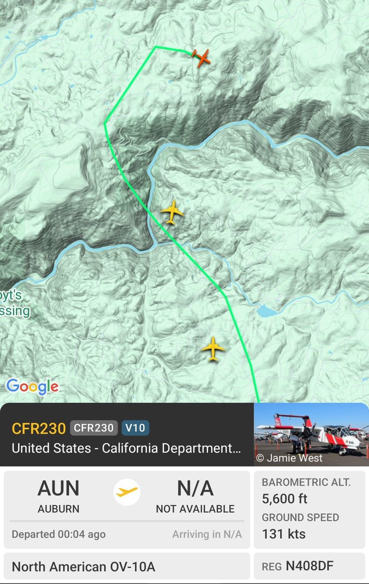 Elias_Funez's tweet image. Air Attack 230, air tankers 88 and 89, and Helicopter 514 out of White Cloud all en route to the San Juan Ridge and the 13000 bkock of Miller Road for the #MillerFire where a vegetation fire has resulted in a structure fire. Air Attack reporting minimal spread to veg #theunionnow