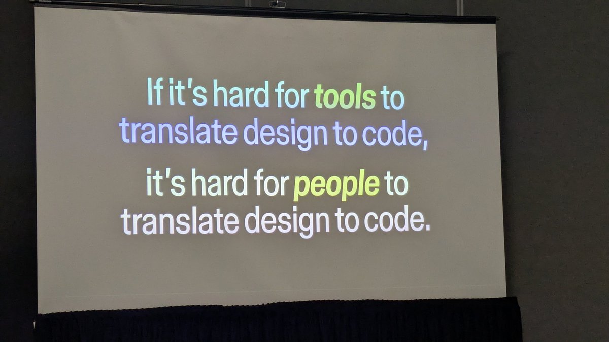 "If it's hard for tools to translate design to code, it's hard for people to translate design to code." - Jake A
#rendertatl <a href="/RenderATL/">RenderATL 2025 | June 11 - June 13, 2025</a> <a href="/figma/">Figma</a>