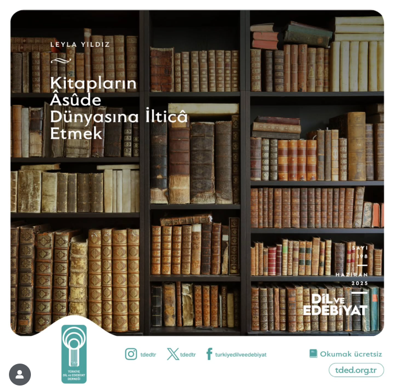 leyla_yildiz54's tweet photo. Dil ve Edebiyat dergisinin Haziran sayısında, Jurnal’lerden süzülüp gelen düşünce kırıntılarıyla kitapların dünyasındaki Cemil Meriç’i ve onun tefekkür yolculuğunu anlattım.
#leylayıldız54 #dilveedebiyat #leylayıldızyazıları #CemilMeric #jurnal https://t.co/PeWJGtMuzi