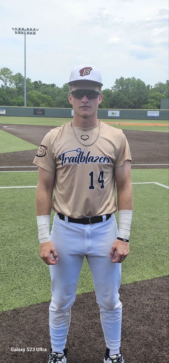 ✭Five Tool Texas✭ (@fivetooltexas) on Twitter photo F: <a href="/ntxtrlblazers/">North Texas Trailblazers</a> 18U Black 7, Furia Baseball Varsity 2
PoG: <a href="/GraysonChancel1/">Grayson Chancellor</a> 5 IP, 3K, 2 ER
Hitter: <a href="/PrestonB_1415/">Preston Blackburn</a> 3-3, 3B, 2B F: <a href="/ntxtrlblazers/">North Texas Trailblazers</a> 18U Black 7, Furia Baseball Varsity 2
PoG: <a href="/GraysonChancel1/">Grayson Chancellor</a> 5 IP, 3K, 2 ER
Hitter: <a href="/PrestonB_1415/">Preston Blackburn</a> 3-3, 3B, 2B