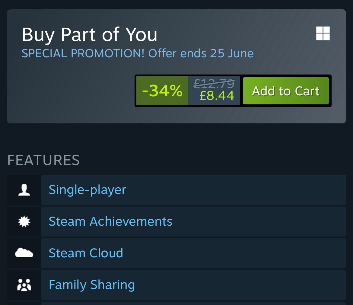 Hit video game “Part of You” is currently on sale and had a big update! It’s a banger indie without many eyes on it, easy recommend.