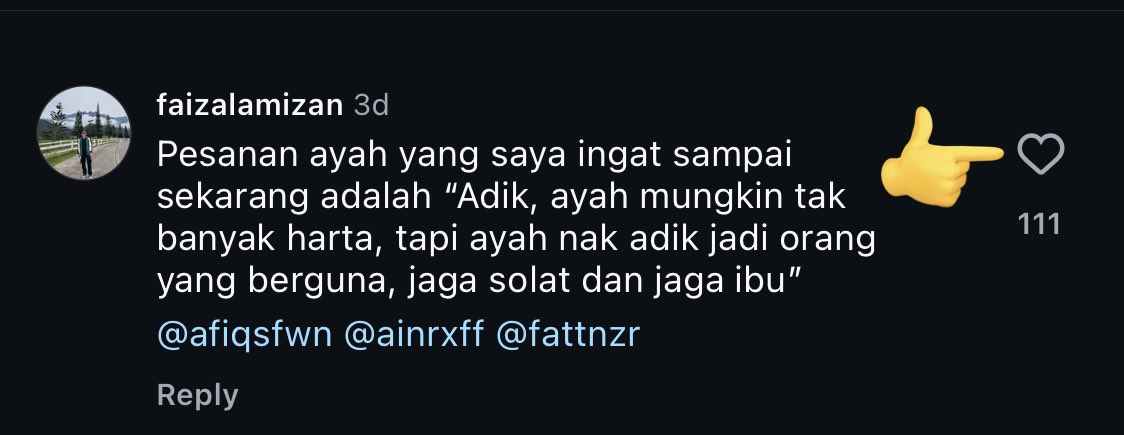 Hi semua, saya ada join contest. Jika tidak keberatan boleh tak nak mintak tolong LIKE komen saya dekat IG ni? thank you kepada yang sebab sudi bantu 🥹

instagram.com/p/DKrK78nvzBo/…