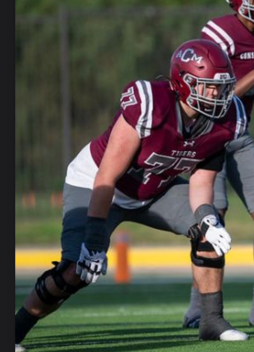 We are 11 weeks away.  77 days brought to you by ‘25 OL Nathan Hailey.  2 year starter, all-district player, great teammate.  #DYJ <a href="/AMCHSTigerClub/">Consol Tiger Club</a> <a href="/ConsolFootball/">A&M Consolidated Football</a> <a href="/ConsolHS/">A&M Consolidated HS</a>