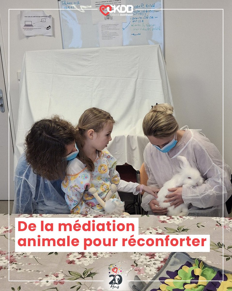 ❤️‍🩹 Aujourd’hui c’est la journée du bien-être 🌿

Tout au long de l’année, nous accompagnons les jeunes hospitalisés avec des temps de respiration et de reconnexion : yoga, médiation animale, ateliers...💛

Soutenez ces actions en faisant un don sur cekedubonheur.fr/faire-un-don