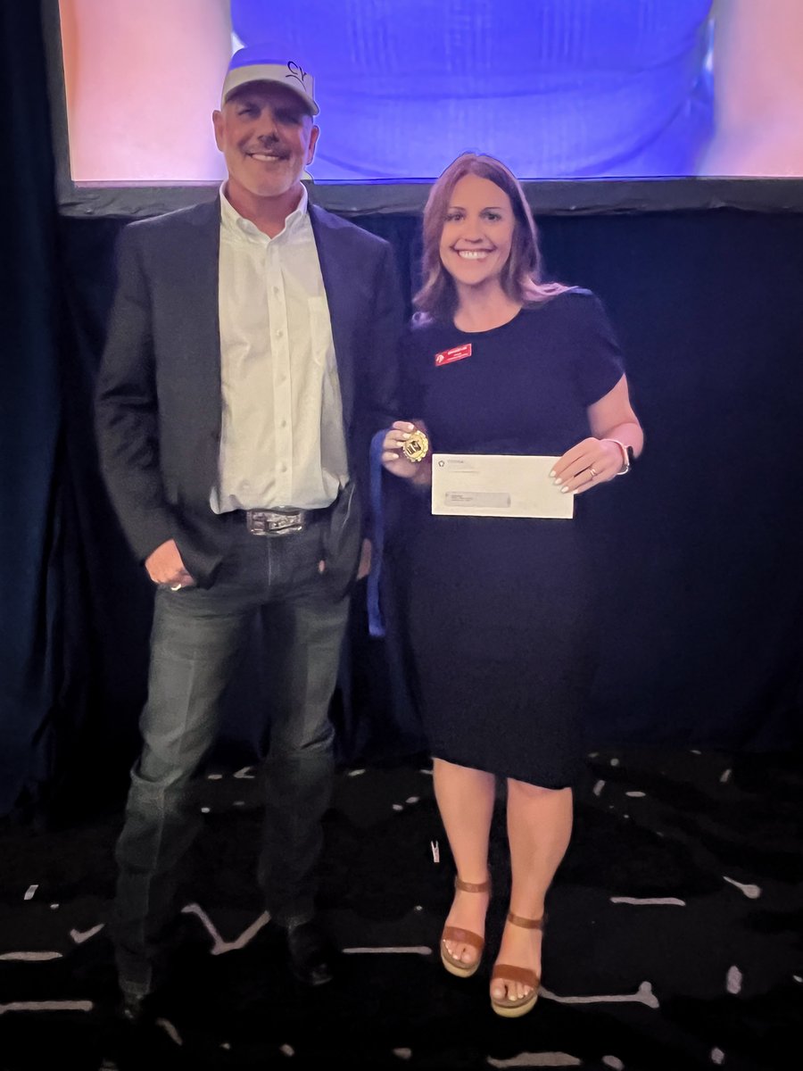 We kicked off #CCOSA2025 in OKC with a bang! 🏀🎶 NBA Finals, live music from SuperFreak, and our CEO Chris Coryell presenting the 2025 scholarship to Claremore HS senior Sawyer Beller (accepted by Principal Brooke Lee). 🎓🎉 #CoryellRoofing #PublicEd #Leadership #OKC