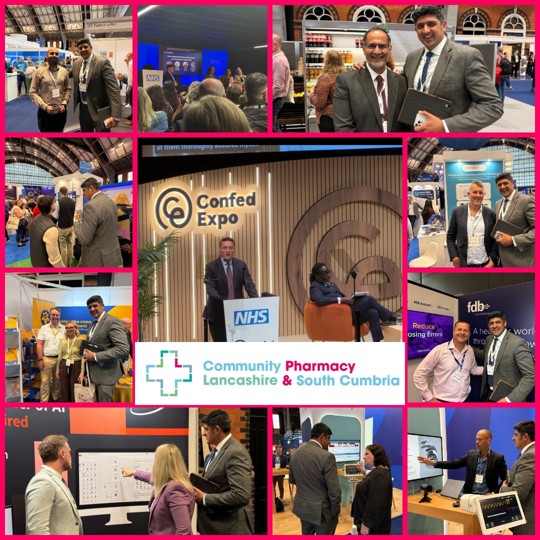 CPLSC (@compharmlsc) on Twitter photo CPLSC CE attends #NHSConfedExpo2025 to explore NHS innovation&integration. Great to connect with many colleagues&peers incl <a href="/blackburndarwen/">Blackburn with Darwen Council</a> PHD Abdul Razaq & hear from Rt Hon <a href="/wesstreeting/">Wes Streeting</a> on the NHS 10-Year Plan and how every part of the system will play their part in delivery CPLSC CE attends #NHSConfedExpo2025 to explore NHS innovation&integration. Great to connect with many colleagues&peers incl <a href="/blackburndarwen/">Blackburn with Darwen Council</a> PHD Abdul Razaq & hear from Rt Hon <a href="/wesstreeting/">Wes Streeting</a> on the NHS 10-Year Plan and how every part of the system will play their part in delivery