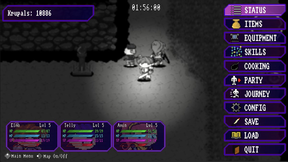 The Kids of Karendow UI is overdue for some polish. It looks much cleaner than earlier versions. 

No more feather selector :( 

#IndieGame #GameDev #JRPG #UI #Menus