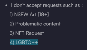 aPlotTwistVT's tweet photo. Fuck you too. I'll keep my gay ass money. 🌈 https://t.co/D5l4Ejfrgk