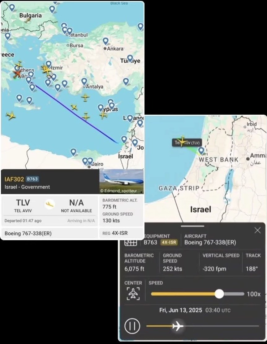 Το αεροσκάφος "Wing of Zion" μετέφερε τον Μπέντζαμιν Νετανιάχου στην Ελλάδα, για τον οποίο έχει εκδοθεί ένταλμα σύλληψης από το Διεθνές Ποινικό Δικαστήριο. Προηγουμένως είχε παρατηρηθεί να κάνει κύκλους πάνω από την μεσόγειο συνοδευόμενο από μαχητικά τζετ.