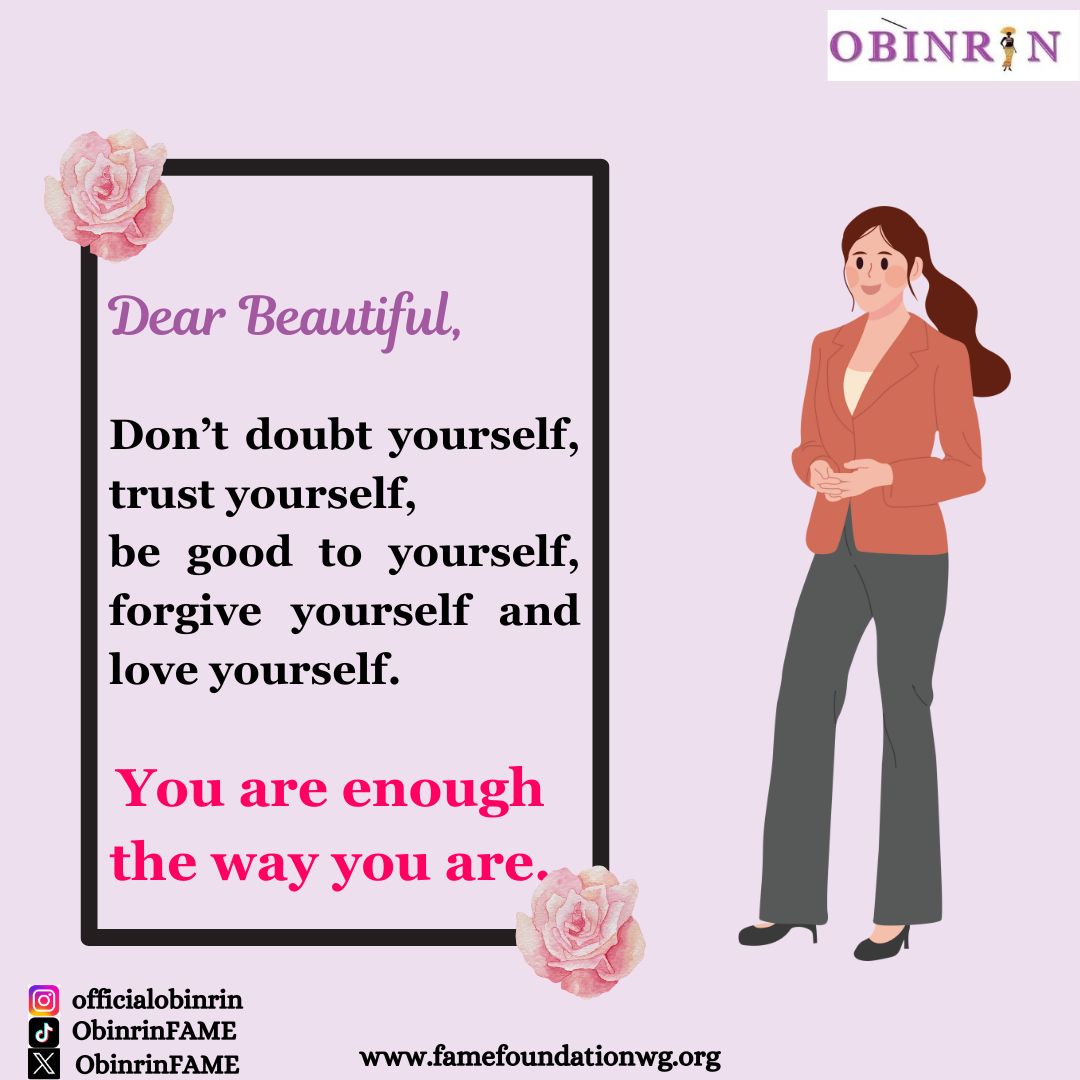 You don’t need to change to fit into anyone’s expectations. Your strength, your softness, your growth — they all matter.

There will be days when you feel uncertain, when doubt creeps in, and the world feels too loud. But even then, remember that within you lives