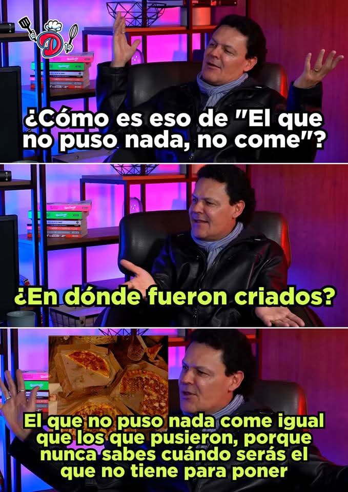No es un meme, pero no pude evitar compartir esto