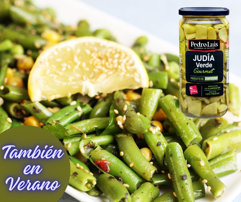 ¡Nuestras judías verdes también son para el verano! 🌞🥗
Frescas, sabrosas y listas para tus recetas más ligeras y saludables.

#JudíaVerde #ProductoDeTemporada #ConservasPedroLuis #VeranoSano