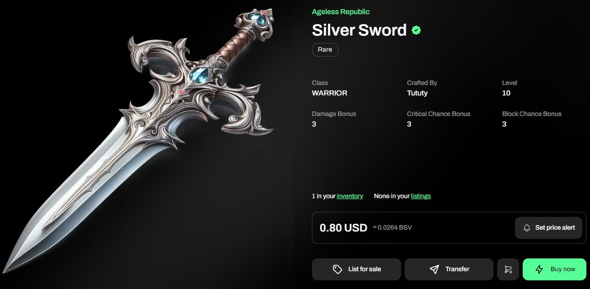 AgelessRepublic's tweet image. New to the game? Here’s your first mission:
✅ Slay some monsters
✅ Gather resources
✅ Find your first epic item
Warning: it might get addictive.
#MMORPG #Web3Adventures #FirstLoot