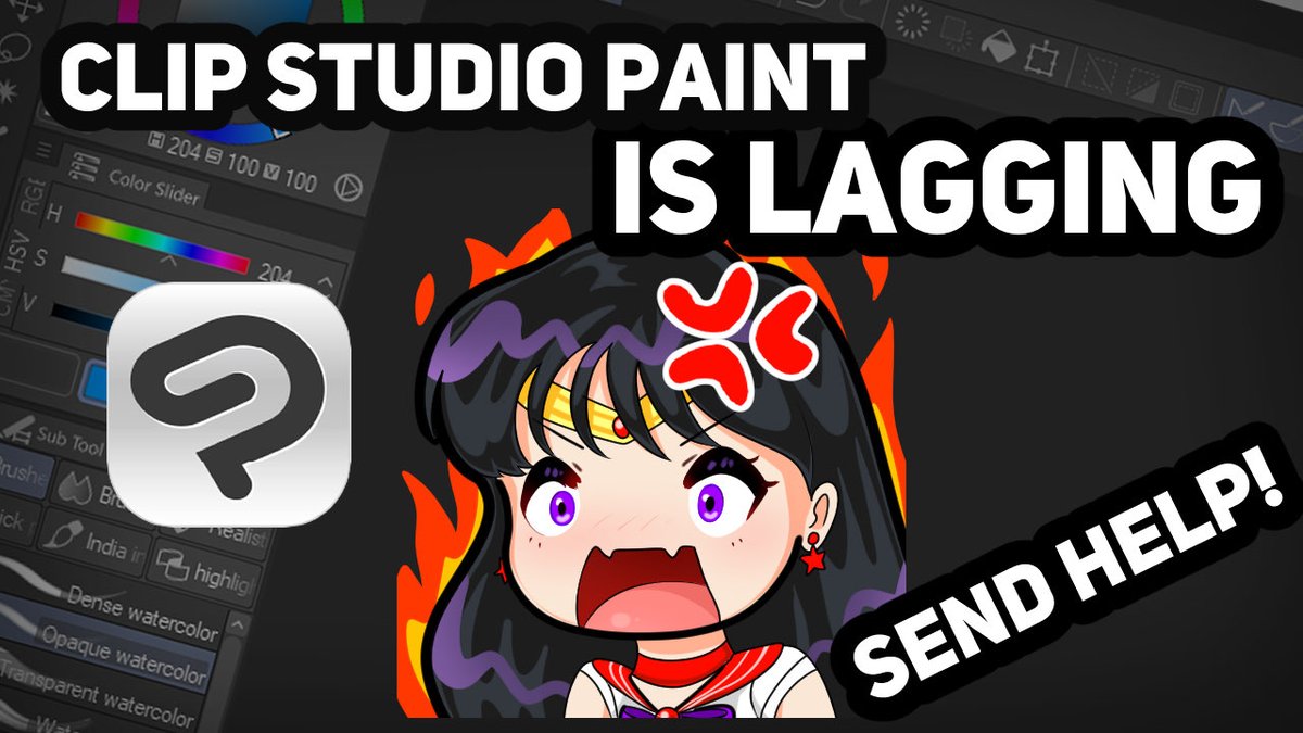 Lagging or slow in Clip Studio Paint?  New video on how to fix it to run faster and smoother!
youtube.com/watch?v=OpWfFi…
This video was requested by one of my viewers. Please send me more videos ideas!!
#Clipstudiopaint