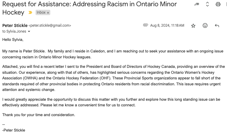 Peter_S98's tweet photo. @SylviaJonesMPP -- While you, I, and many others may not face racism daily, you were elected to represent everyone in Dufferin–Caledon. Leadership means speaking up for all constituents.

@DaveSheen10 @inthehillsmag @caledon_citizen   #GetUncomfortable #SilenceIsUnacceptable https://t.co/YQz7EW7adr