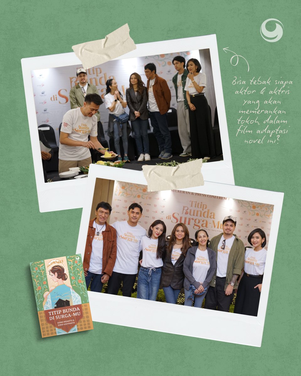 Jelas team #BacaDuluBaruNonton | Novel TITIP BUNDA DI SURGA-MU soon tayang di layar lebar!!! 📗🔜🎬👏