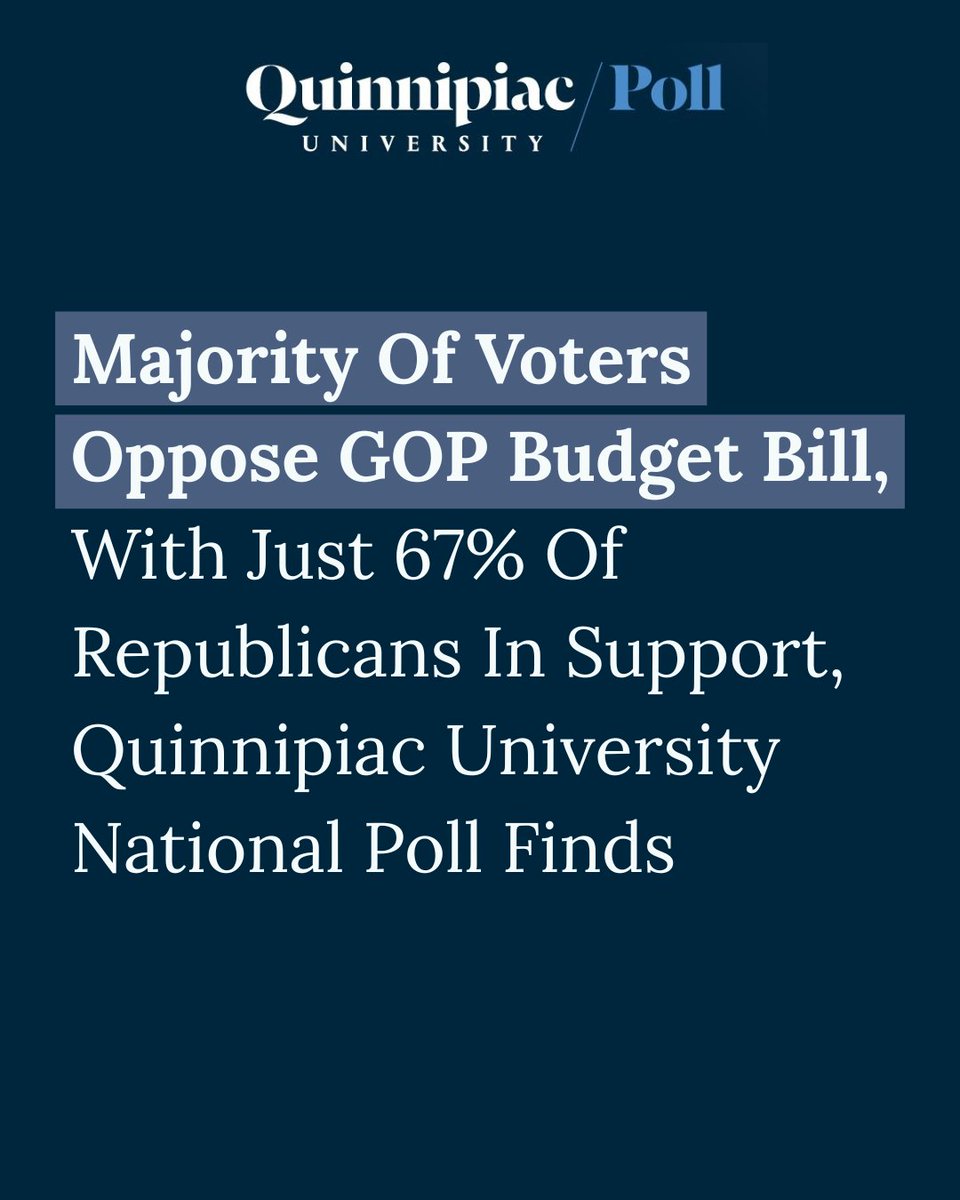 President Trump's "Big Beautiful Bill" will kick millions of Americans off their health insurance, cut funding for SNAP, and drive up energy costs.

Republicans should listen to the American people and reverse course on this bill.