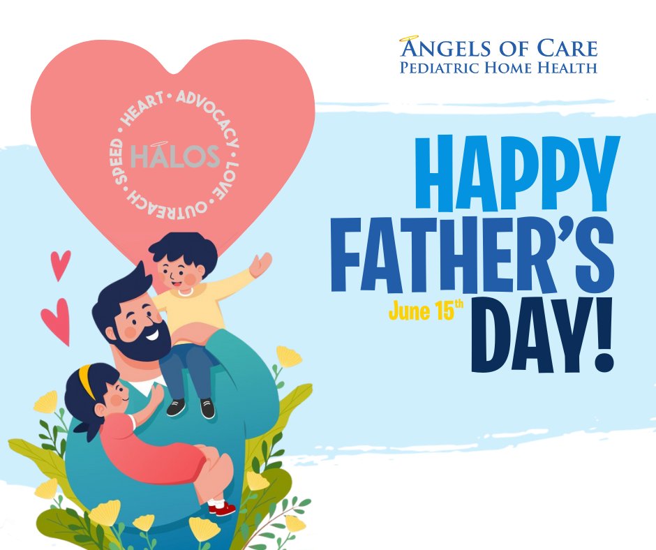 Happy Father's Day to all of our client dads and guardians, our nurses, our therapists, and our administrative team members. We hope you have a day full of fun and love! #fathersday2025 #HALOS