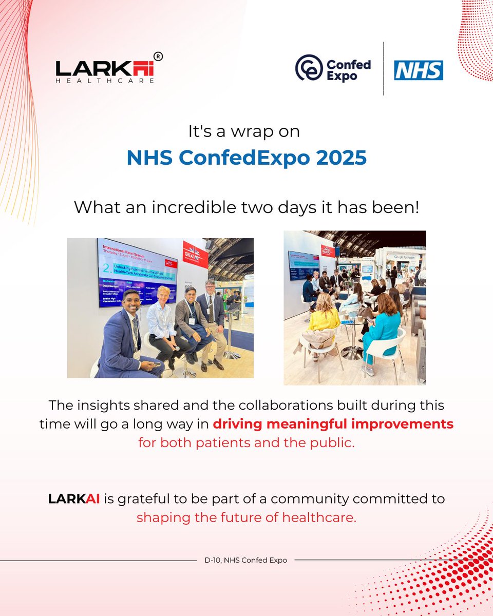 What an incredible two days at NHS ConfedExpo 2025 — our biggest conference yet, with over 180 sessions and countless thought-provoking conversations.

Grateful to be part of a community committed to shaping the future of healthcare. 

#NHSConfedExpo #CollaborationForChange