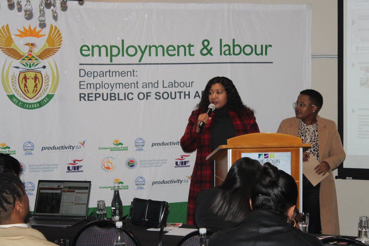 UIFBenefits's tweet photo. The @deptoflabour, through it's entity the #UIF hosted the @BMFNational's members to educate, raise awareness, and inform about departmental services at the Cape Town Lodge Hotel in Cape Town, Western Cape today 13 June 2025.
#UIF
#YaziniFriday
#COIDA
#IES
#WorkingForYou https://t.co/xwxfPRVSEu