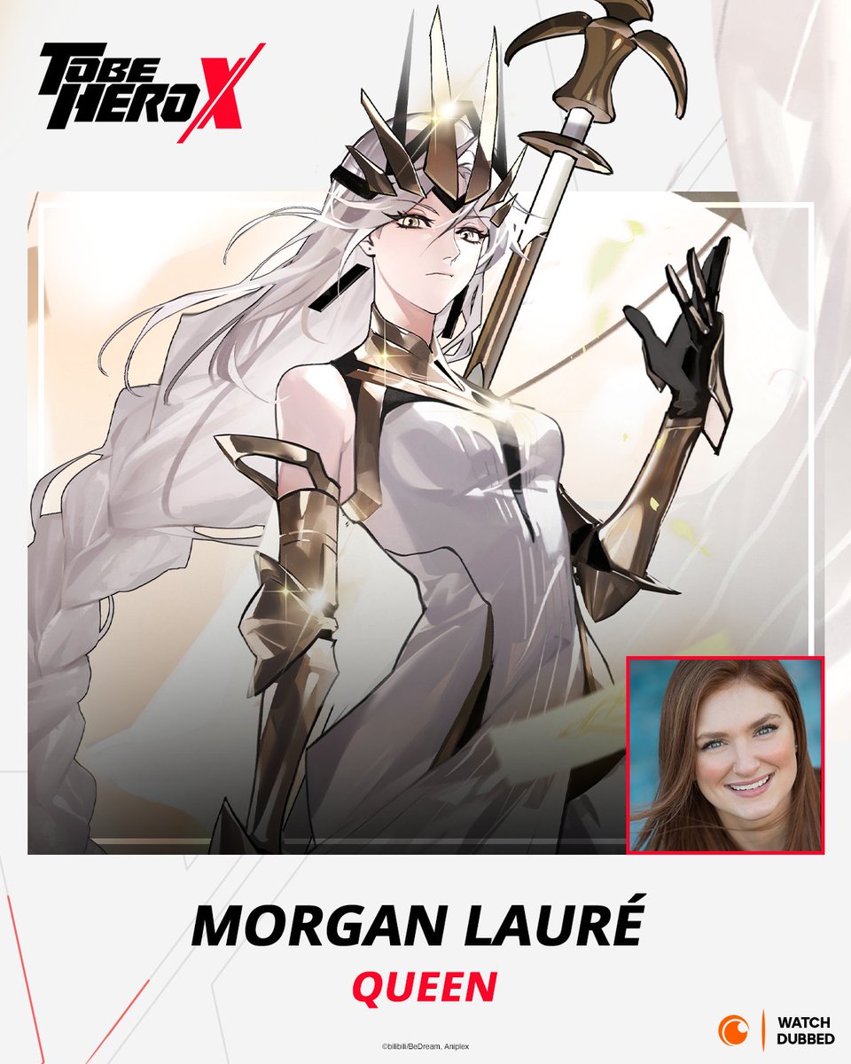 Crunchyroll (@crunchyroll) on Twitter photo She sets the rules of her world. Introducing <a href="/morganlaure/">Morgan Lauré Garrett 🔜 Kameha Con Atlantic City</a> as Queen! 👑 A new episode of TO BE HERO X premieres tomorrow ✨ She sets the rules of her world. Introducing <a href="/morganlaure/">Morgan Lauré Garrett 🔜 Kameha Con Atlantic City</a> as Queen! 👑 A new episode of TO BE HERO X premieres tomorrow ✨